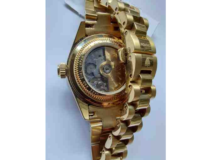 Woman's Goldtone Croton Diamond Watch