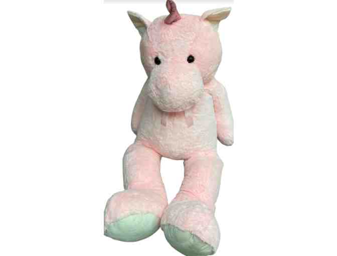 Jumbo Plush Pink Unicorn Toy