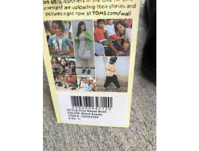 Toms Tony Nepal Boots (black) -Girls Size 11 Y