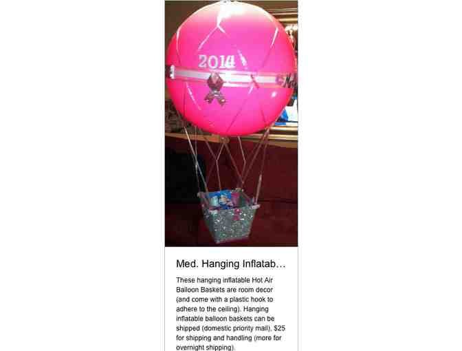 Hot Air Balloon Gift Basket