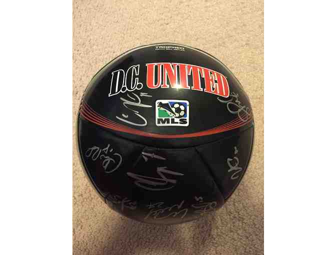 DC United Autographed Soccer Ball in a Reusable DC United Bag!