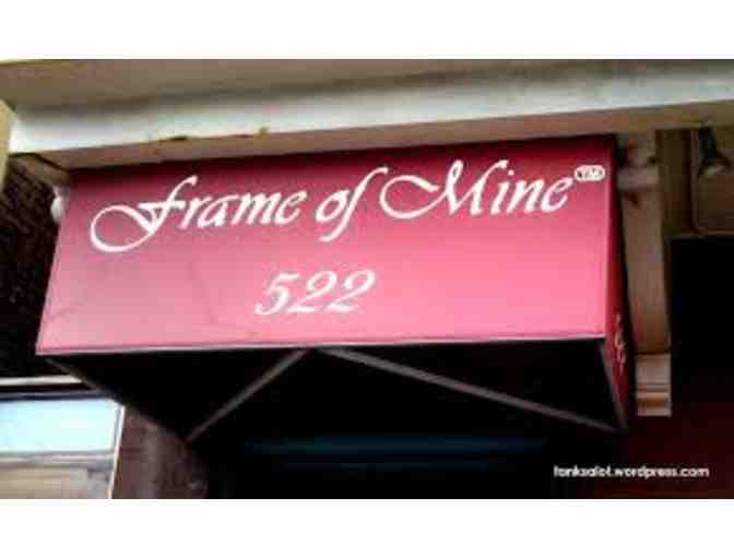 Frame of Mine $50 gift certificate