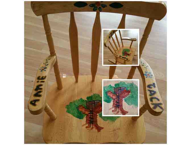Rocking Chair decorated by Ms. Steven's class