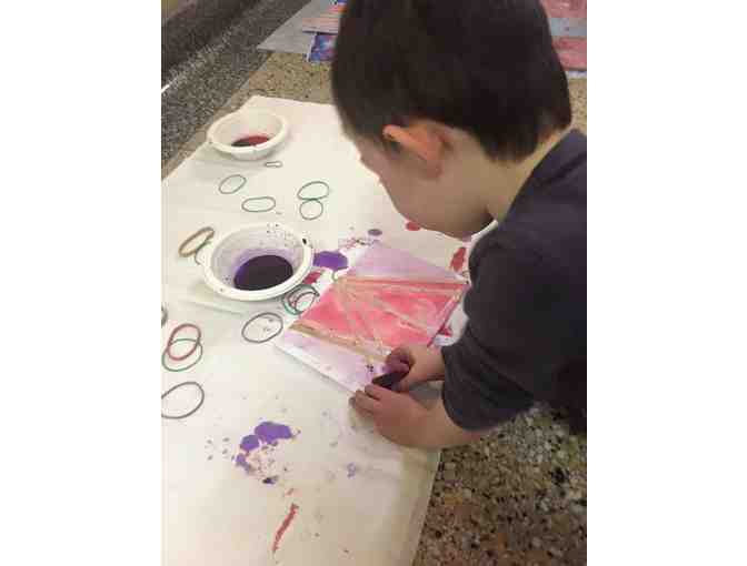 Rubber Band Art Stationary by Ms. Karen Couts class