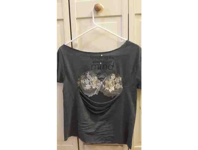 One-of-a-kind CHML t-shirt by our Middle School students