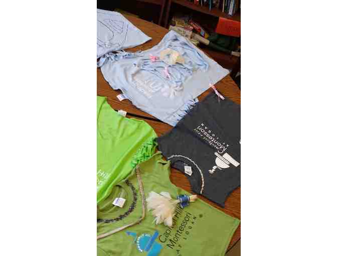 One-of-a-kind CHML t-shirt by our Middle School students