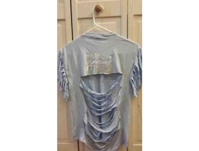 One-of-a-kind CHML t-shirt by our Middle School students