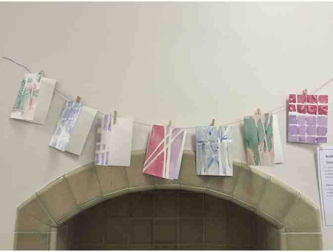 Rubber Band Art Stationary by Ms. Karen Couts class