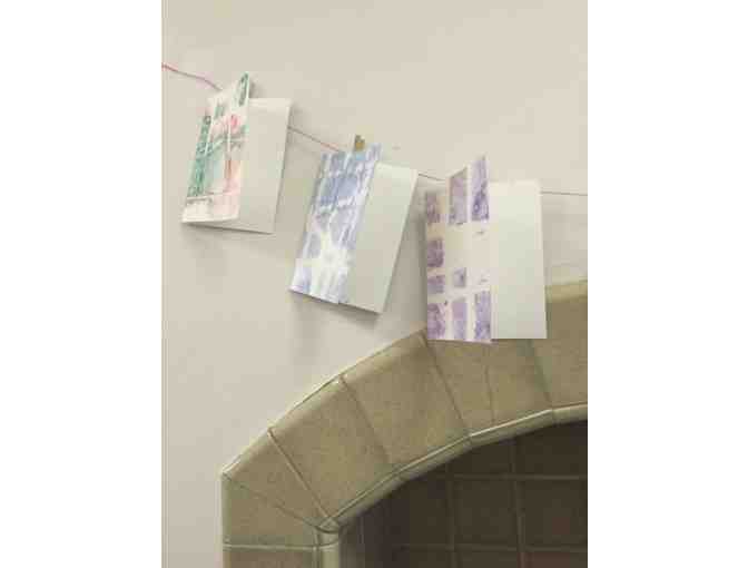 Rubber Band Art Stationary by Ms. Karen Couts class