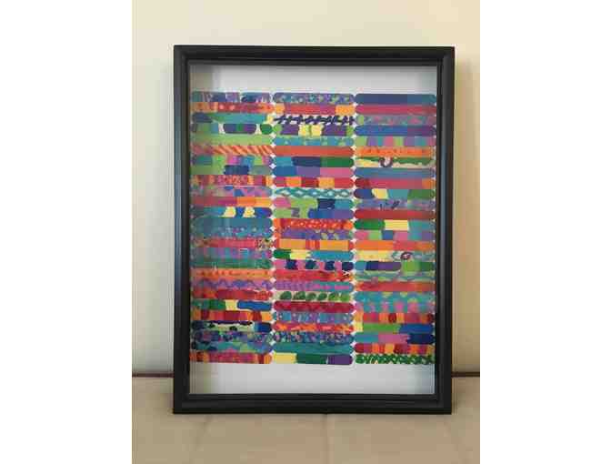 Popsicle Art by Ms. Lowery's class