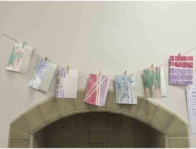 Rubber Band Art Stationary by Ms. Karen Couts class