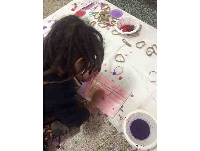 Rubber Band Art Stationary by Ms. Karen Couts class