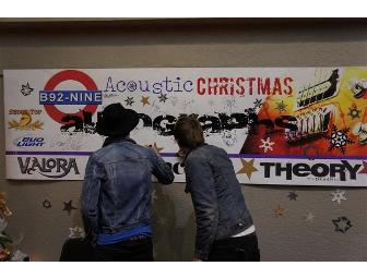2011 Acoustic Christmas Autographed Banner