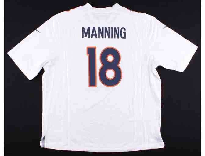 PEYTON MANNING Autographed Inscribed SB 50 Champs Super Bowl 50 Jersey