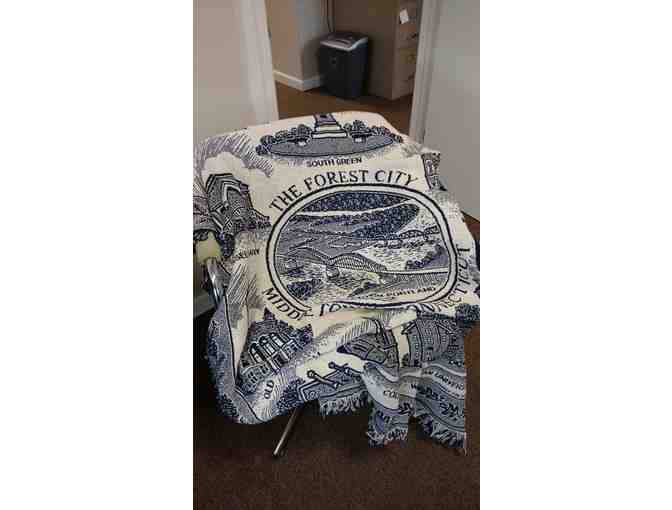 Woven Pictoral Afgan of Middletown Connecticut