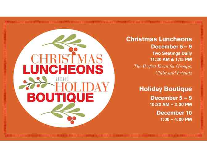Two Tickets to Historic Keeler Tavern's Christmas Luncheon