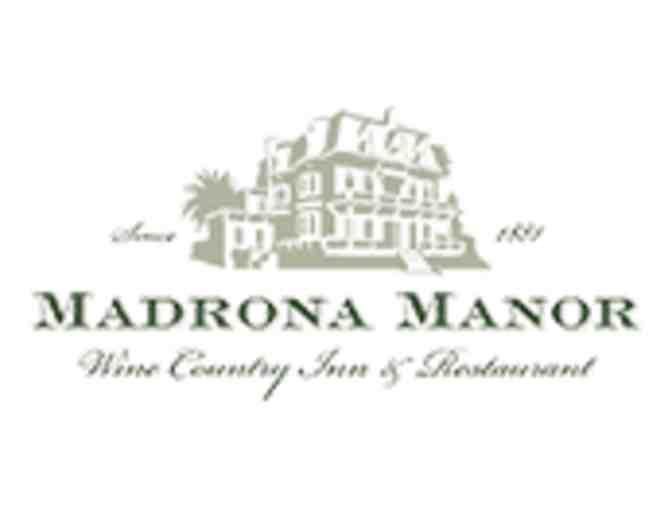 Healdsburg, CA - Madrona Manor Inn & Restaurant - 2 night stay