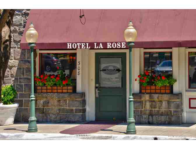 Santa Rosa, CA - Hotel La Rose - one night stay in a king room