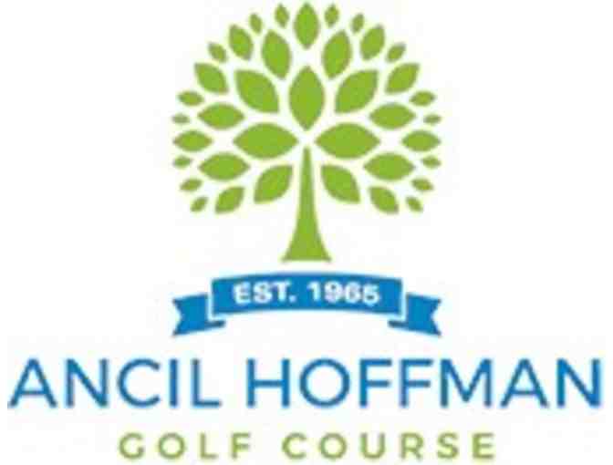 Carmichael, CA - Ancil Hoffman Golf Course - Foursome of Golf