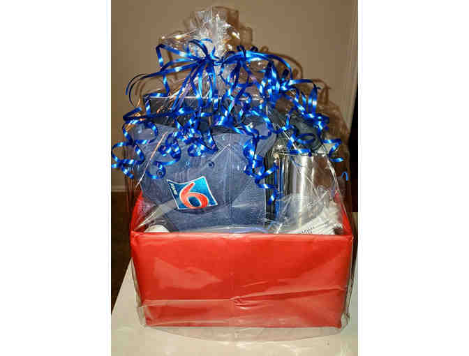 G6 Hospitality Gift Basket - Assorted G6 items and hotel stay certificates