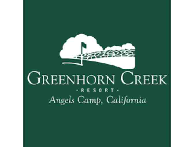 Angels Camp, CA - Greenhorn Creek Resort - Foursome of golf including carts