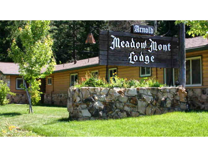 Arnold, CA - Arnold Meadowmont Lodge - Two night stay in king room