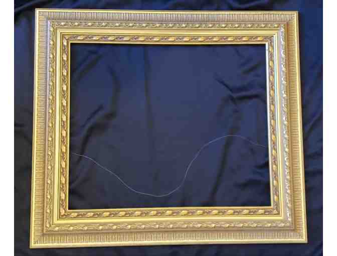 Gilded Ornate Hand-Carved Picture Frame
