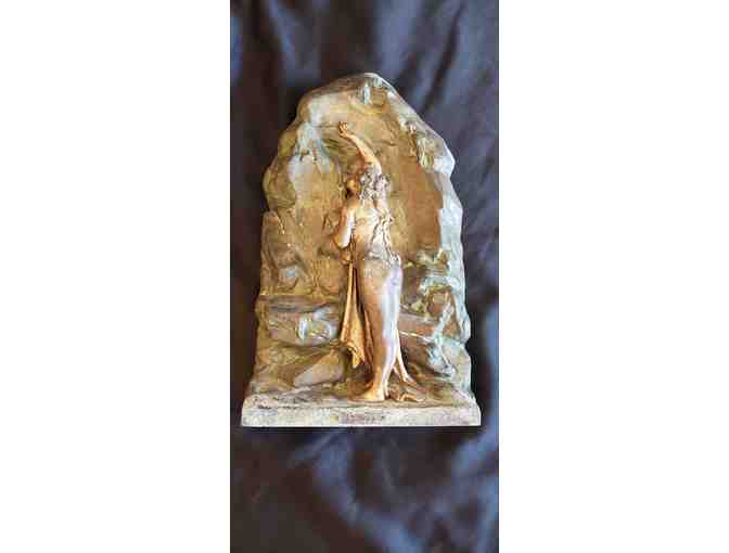 'La Source' Bronze by Lucien Alliot; 30cm x 18cm