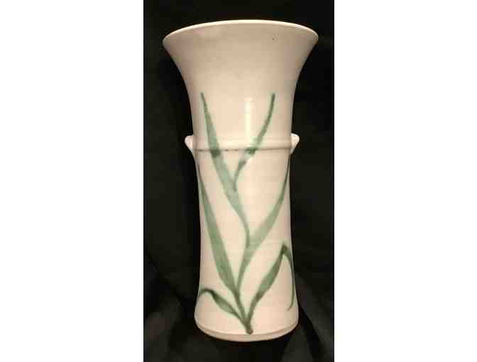 Ceramic Grass Mirror and Vase Set by Bradd Rato