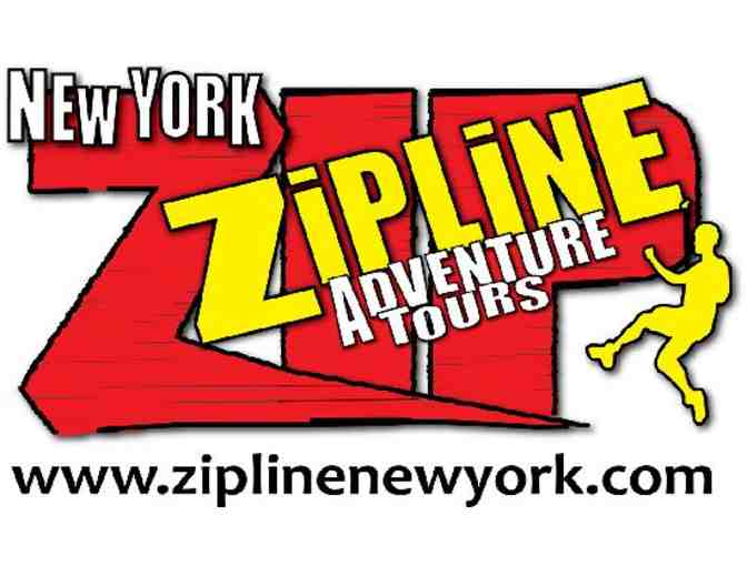 New York Zipline-Two Tickets and Gift Basket to Zipline Adventure in Hunter, NY