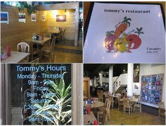 Tommy's Restaurant - $25 Certificate #1