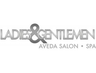 Ladies & Gentlemen - Services and Aveda Products Basket