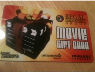 Regal Cinema Movie Theatres - $25 Gift Card