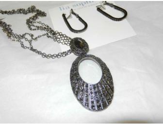 Lia Sophia Necklace and Earrings Set