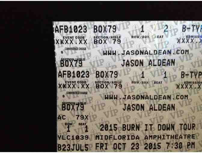 2 VIP Tickets to Jason Aldean Concert