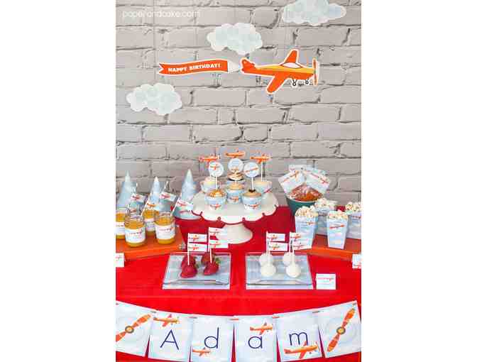 $50 gift certificate to Paper & Cake, Printable Partyware