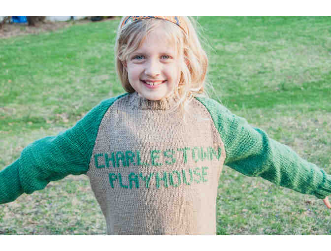 Hand knit Charlestown Playhouse sweater