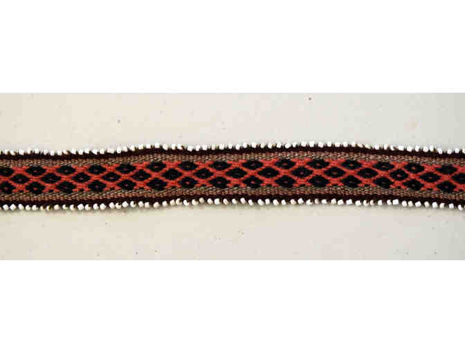 Traditional Peruvian woven textile belt