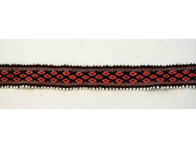 Traditional Peruvian woven textile belt