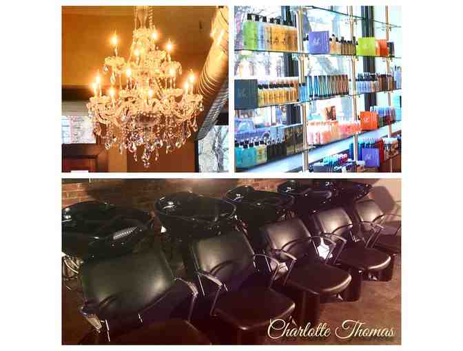 $150 gift certificate to Charlotte Thomas Salon and Basket of Professional Products