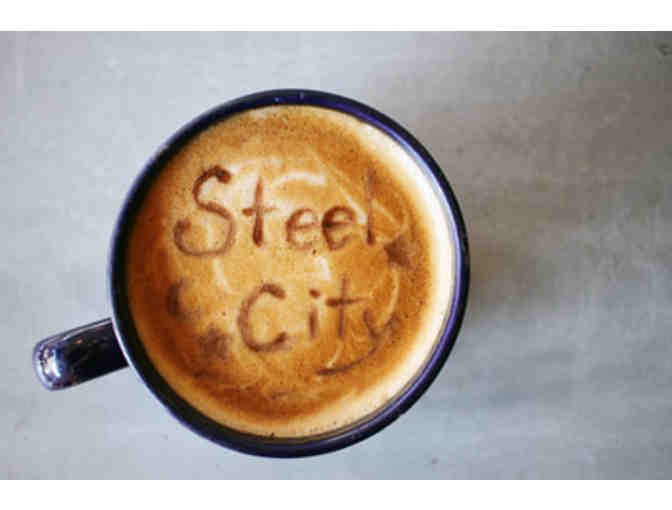 Steel City Coffeehouse - $10 Gift Card and Coffee Cup