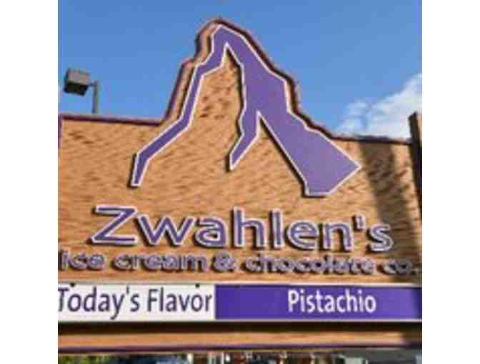 Zwahlen's Ice Cream & Chocolate Company - $20 Gift Card