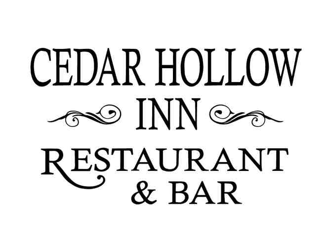 Cedar Hollow Inn -  $25 Gift Certificate