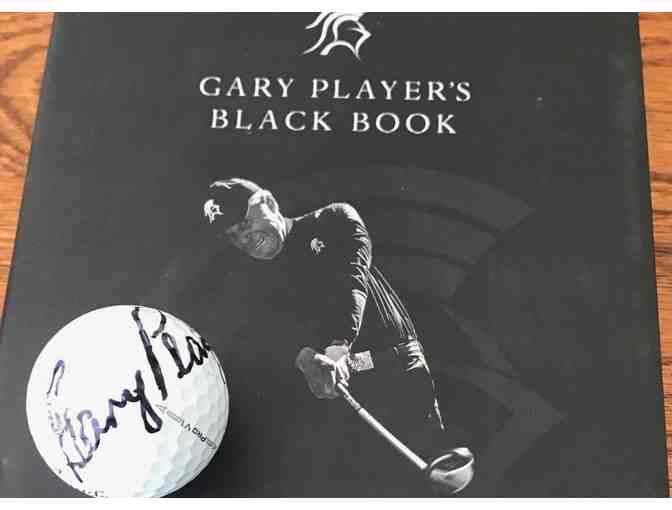 Gary Player - Autographed Ball and Book Written by the Legend Himself