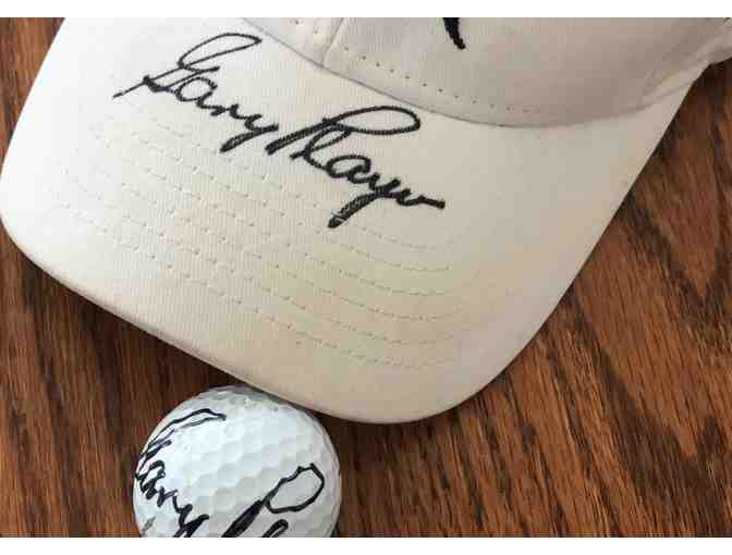 Gary Player - Autographed Ball and Personal Hat