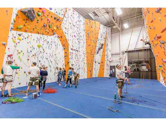 Philadelphia Rock Gym - Intro to Climbing OR Family Intro Package