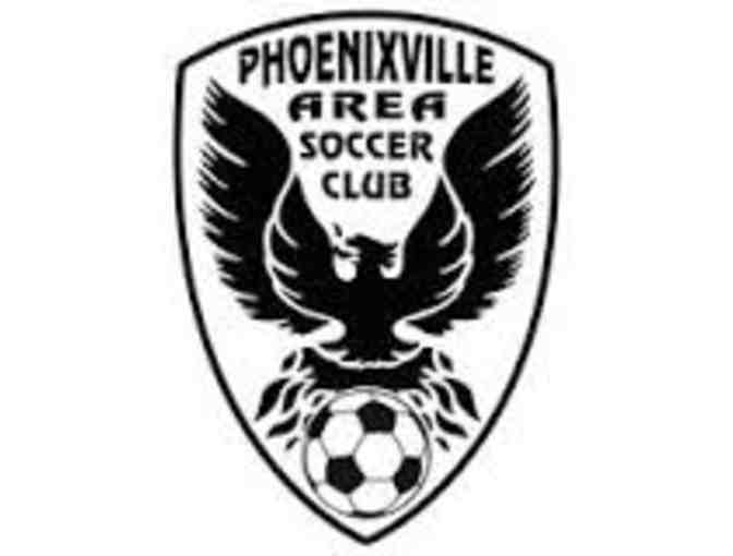 Phoenixville Area Soccer Club - $100 Coupon, Soccer Ball, Jersey, and Car Magnet