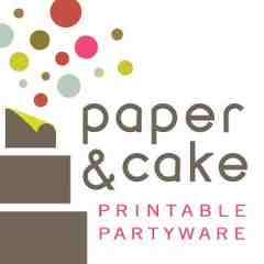 Paper & Cake Printable Partyware