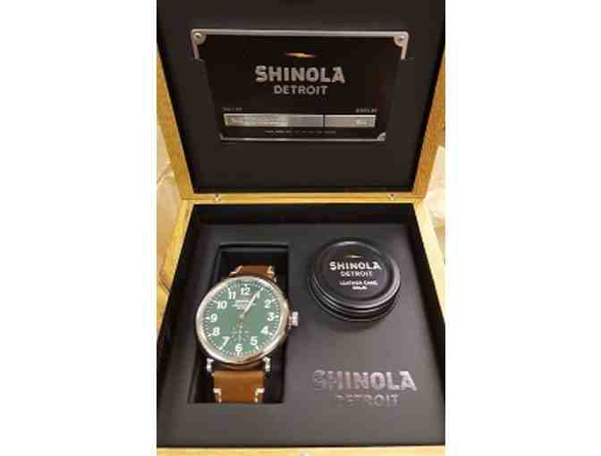 Shinola Detroit matching Watch & Wallet set