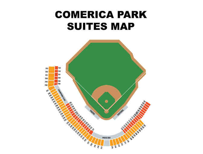 Detroit Tigers Suite with 16 tickets & 3 parking passes - Saturday, May 21, 2016!